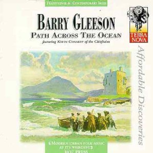 CD cover for “Path Across The Ocean” by Barry Gleeson, featuring a coastal scene.