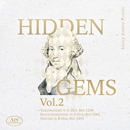 CD cover featuring a portrait of composer Ignaz Joseph Pleyel.