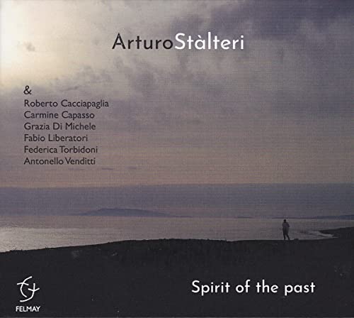 CD cover with seascape, lone figure, and artist name Arturo Stalteri.