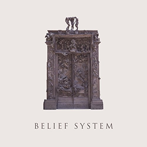 CD cover with ornate, carved doorway and figures on top.