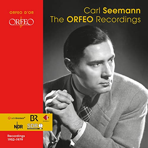 CD cover featuring a black and white portrait of Carl Seemann.
