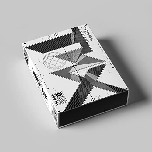 White CD case with black geometric design and "Way Up" text.