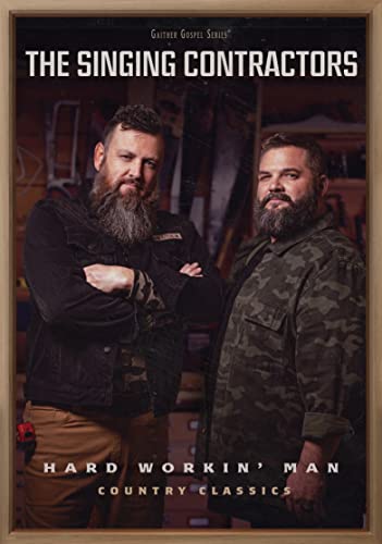 DVD cover featuring two bearded men, “The Singing Contractors.”