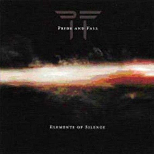 CD cover for Pride & Fall’s “Elements of Silence” with abstract red and black art.