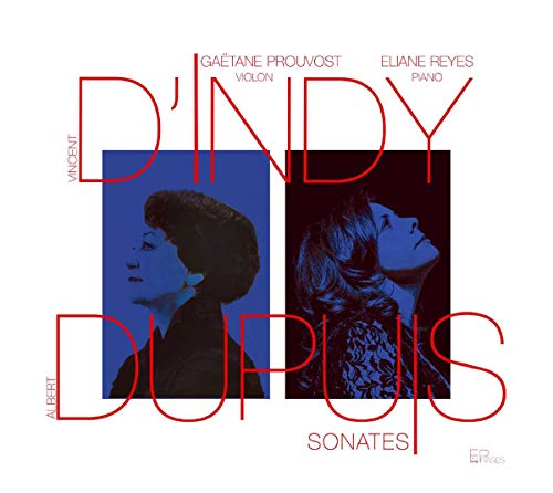 CD cover with blue-toned portraits and red text on a white background.