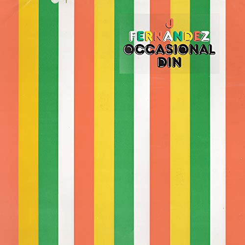 CD cover with vertical orange, yellow, green, and white stripes and stylized text.