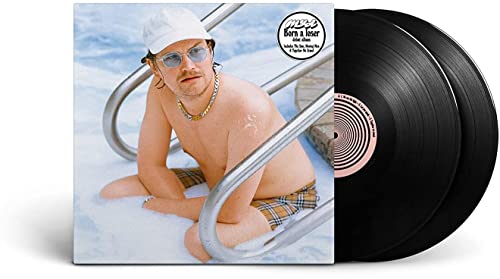 Myd Born a Loser vinyl record cover showing a man in a pool.