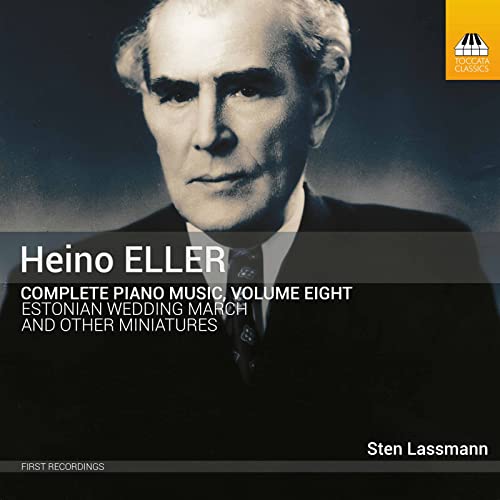 CD cover featuring a portrait of composer Heino Eller and text details.