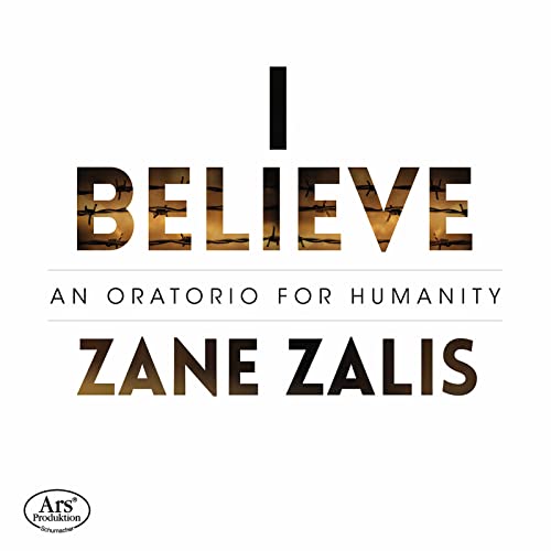 CD cover for “I Believe” oratorio by Zane Zalis, with barbed wire.