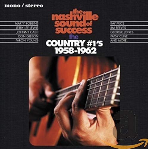 CD cover: guitar player, text listing country artists, black background.