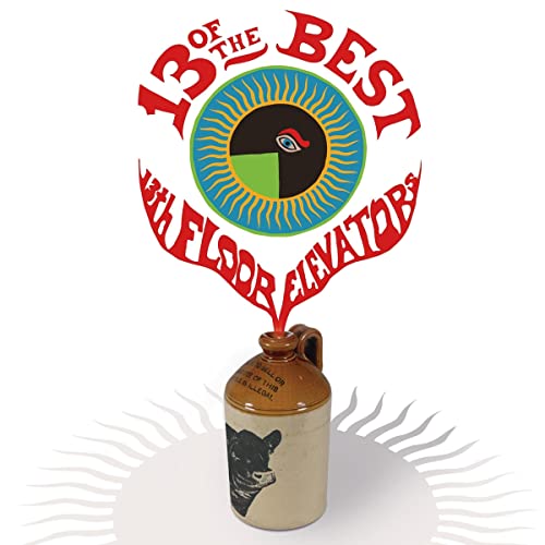 Album cover for 13th Floor Elevators featuring an eye and jug illustration.