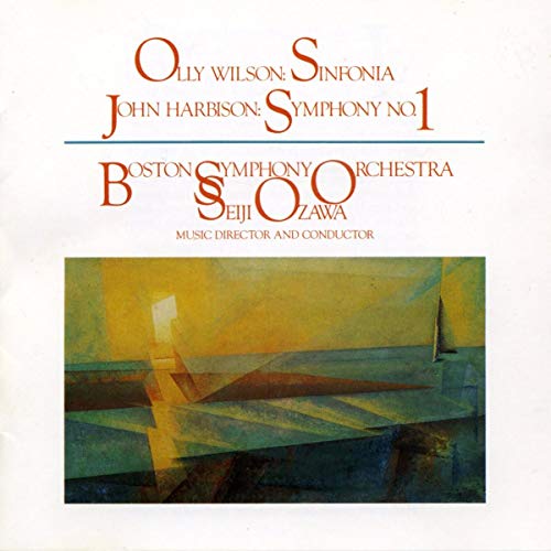 CD cover with abstract painting and composer/orchestra text.