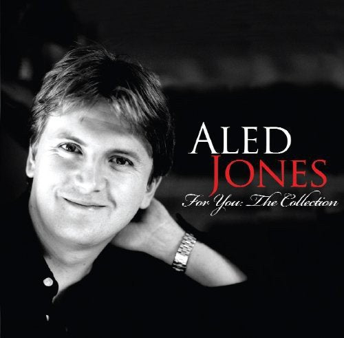 Aled Jones album cover featuring a black-and-white portrait of Aled Jones.