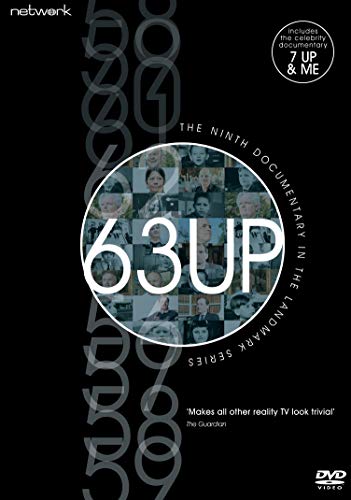 DVD cover for “63 Up” documentary, featuring a collage of faces.