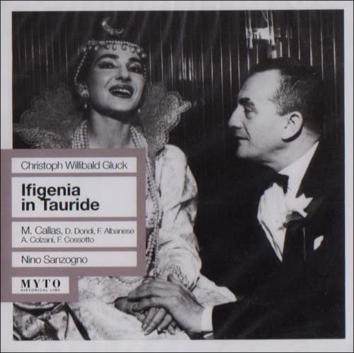 Black and white portrait of two opera singers, Maria Callas and Franco Cossotto.