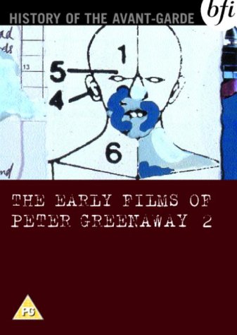 DVD cover for "Early Films Of Peter Greenaway Vol 2" with abstract art.