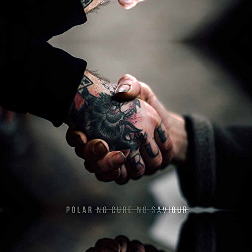 The image shows a CD cover with two hands clasped together, featuring a black dragon tattoo.