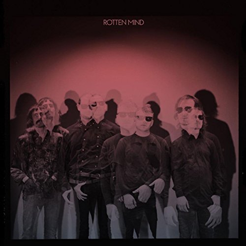 "CD cover art featuring a group of men with distorted, multiple faces."