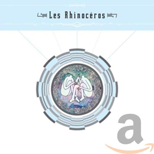 CD cover for “Les Rhinocéros” featuring abstract circular design and figures.
