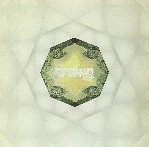 A CD case with a yellow star and "TITAN" text on a geometric background.