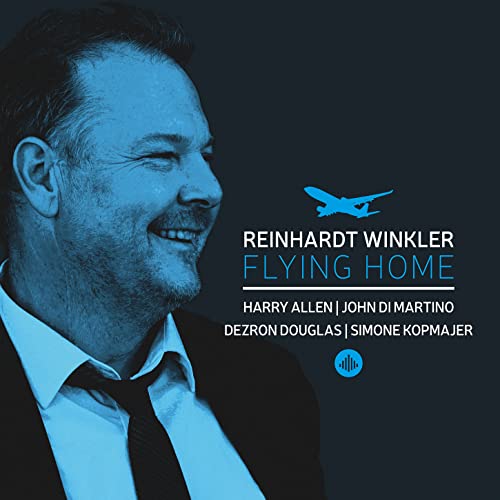 CD cover featuring Reinhardt Winkler’s portrait and a small airplane icon.