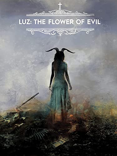 Blu-ray cover for "Luz: The Flower of Evil" featuring a horned figure.