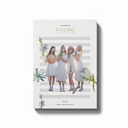 White album cover with four women in white dresses and floral designs.
