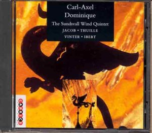 CD case with orange and black abstract art, featuring a dragon sculpture.