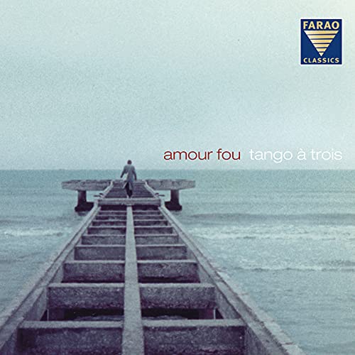 CD cover: lone figure on a pier over a gray sea.