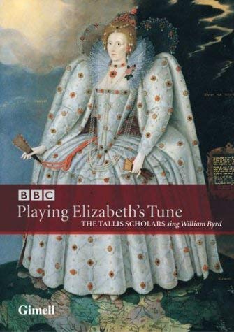"DVD cover featuring a portrait of Queen Elizabeth I in ornate white dress."