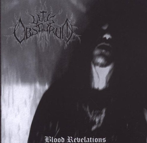 Black and white album cover with band logo and hooded figure.