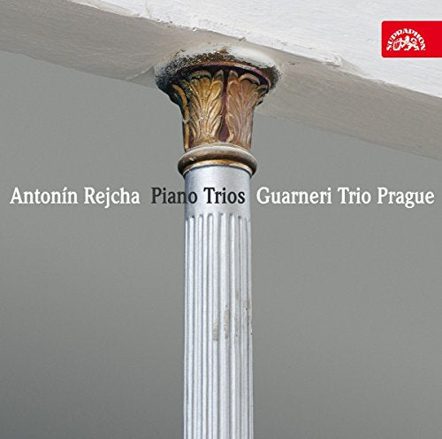CD cover with a classical column and text: "Antonin Rejcha Piano Trios".