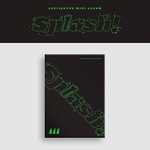 Black CD album cover with green "Splash!" text on a white background.
