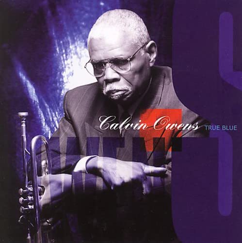 Calvin Owens album cover, portrait of a man with a trumpet.