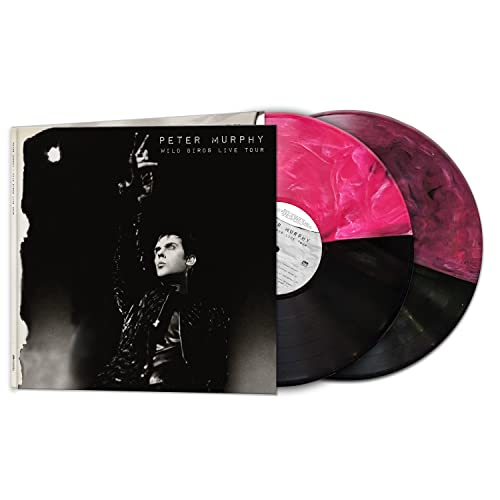 Peter Murphy "Wild Birds Live Tour" double vinyl record with colorful discs.