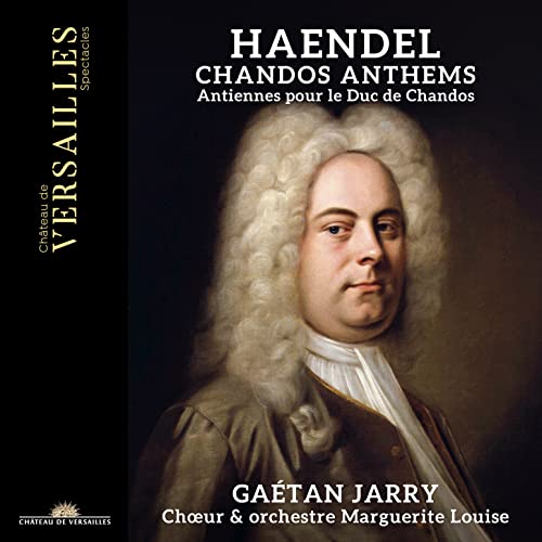 CD cover featuring a portrait of composer George Frideric Handel.