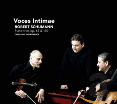 "CD cover featuring three musicians in black, playing string and piano instruments."