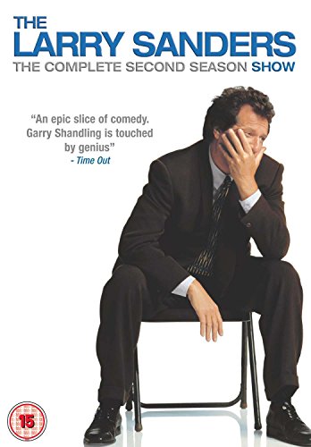 DVD cover for "The Larry Sanders Series 2" featuring a man sitting on a chair.