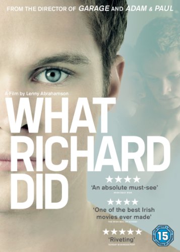 DVD cover for "What Richard Did" featuring a close-up of a young man’s face.