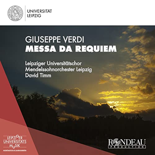 CD cover for Verdi’s *Messa da Requiem* performed by Leipziger Universitatschor.