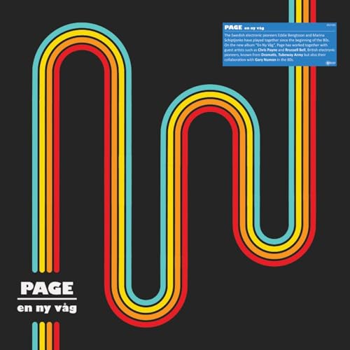 Vinyl record cover: colorful abstract lines and bold "PAGE" text.