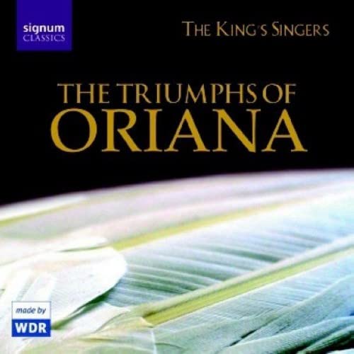 CD cover for “The Triumphs of Oriana” by The King’s Singers.