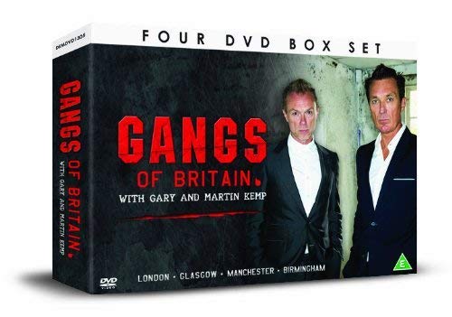 "Gangs of Britain DVD box set with Gary and Martin Kemp on the cover."