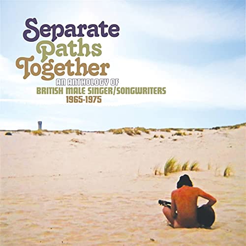 CD cover: beach scene with a lone figure and album title.