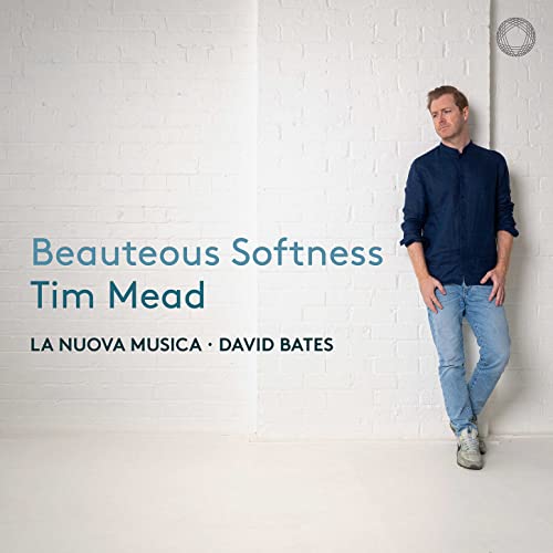 CD cover featuring countertenor Tim Mead in front of a brick wall.