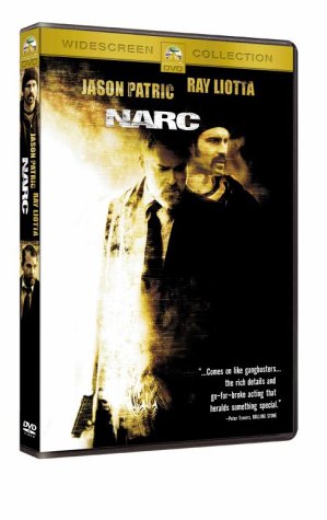 DVD cover for the film "Narc" featuring Jason Patric and Ray Liotta.