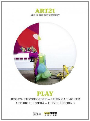 DVD cover for "Art21 Play" featuring a circular image of colorful art installations.
