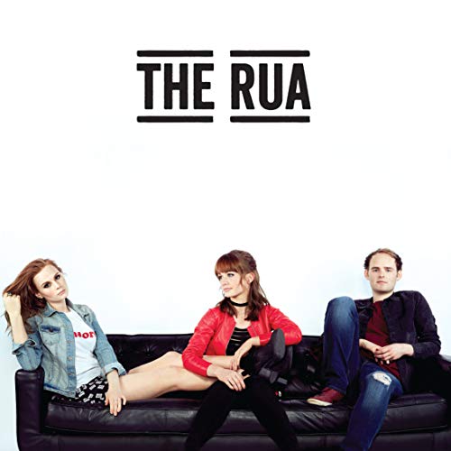CD cover featuring three people sitting on a black sofa.