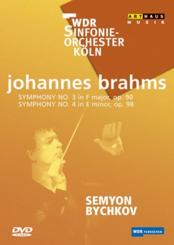 DVD cover featuring a conductor with a baton, orange gradient background, text overlay.