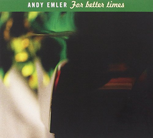 "Album cover with green banner, artist name, and title, featuring a dark, blurry image."